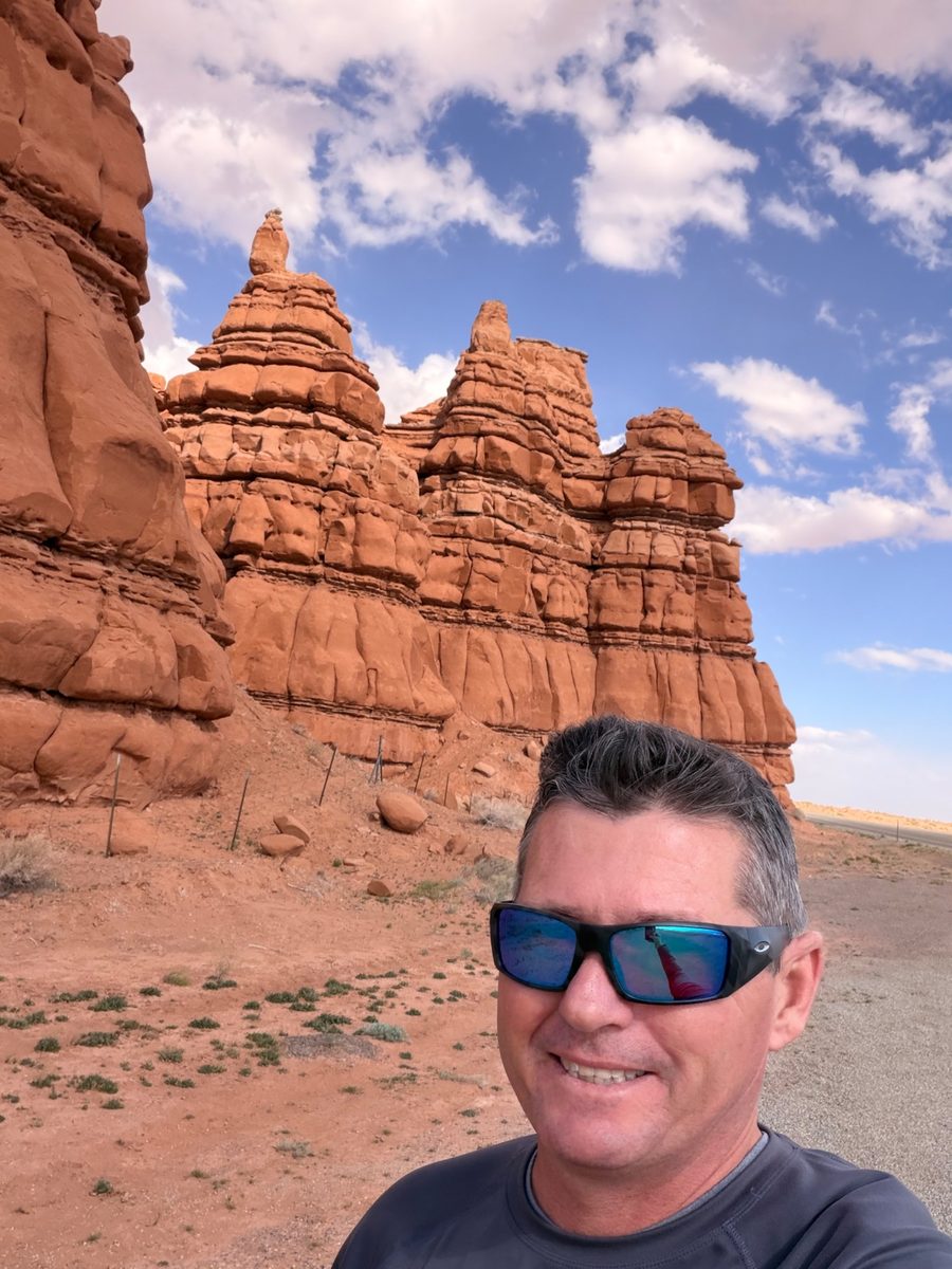 Troy exploring Utah red-rock country